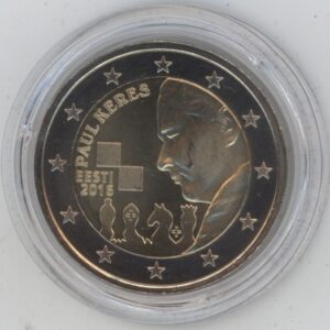 Estonie 2 Euro 2016 Paul Keres (vz-unz)