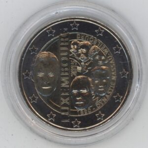Luxembourg 2 Euro 2015 Dynastie Nassau Weilbourg (vz)