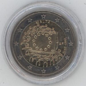 Malte 2 Euro 2015 Drapeau européen (vz)
