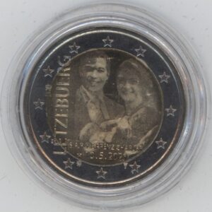Luxembourg 2 Euro 2020 Prince Charles version hologramme (-unz)