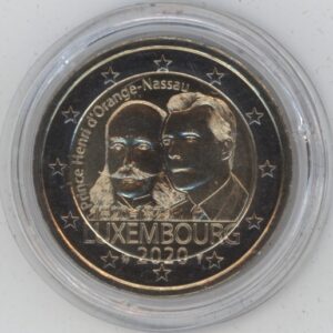 Luxembourg 2 Euro 2020 Henri d'Orange-Nassau (-unz)