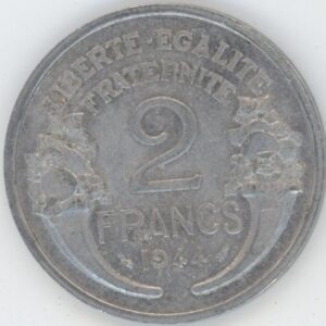 France 2 Francs 1944 Morlon (ss+)