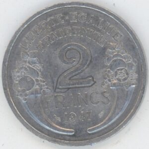 France 2 Francs 1947 Morlon (ss+)