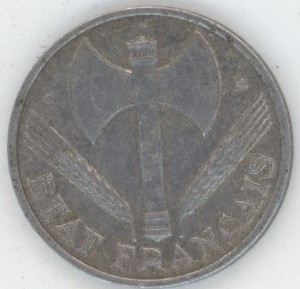 France 50 Centimes 1944 Francisque (ss)