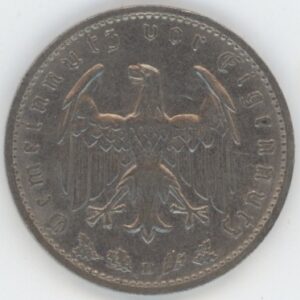 Germany Troisième Reich 1 Mark 1934 D (ss+)