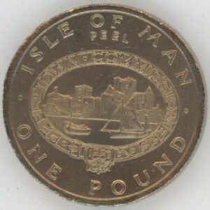 Île de Man 1 Pound 1983 PM	AB (ss+)