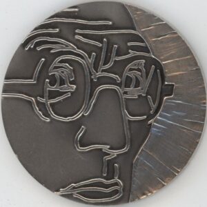 Médaille le Corbusier Artistes, Graveurs, Peintres, Sculpteur (unz) en argent