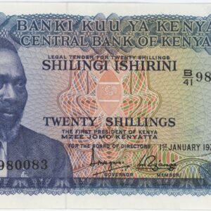 Kenya 20 Shillings 1975
