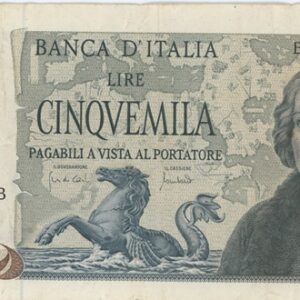 Italie 5000 Lire 1971 Colombo