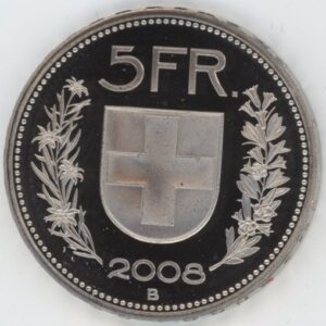 5 Francs 2008 (F.d.c.)