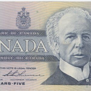 Canada 5 Dollars 1986