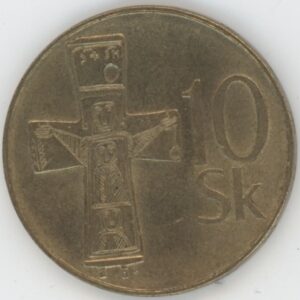 Slovaquie 10 Koruna 1993 (ss-vz)