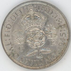 Grande-Bretagne 2 Shillings 1945 George VI (vz) en argent