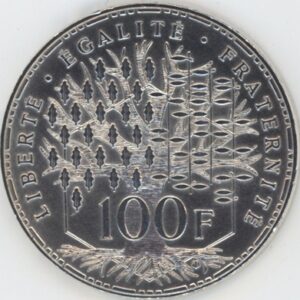 France 100 Francs 1983 Panthéon (ss-vz) en argent