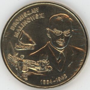 Pologne 2 Zlotys 2002 Bronislaw Malinowski (vz-unz)