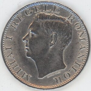 Roumanie 500 Lei 1944 Mihai I (ss+) en argent