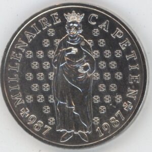 France 10 Francs 1987  Millénaire Capétien (vz-unz)