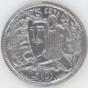 San Marino 10 Lires 1973 (unz)