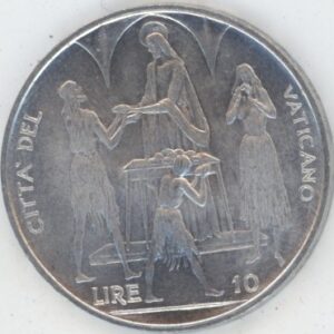 Vatican 10 Lire 1968 Paul VI (unz)