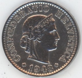 5 Centimes 1948 (ss+)