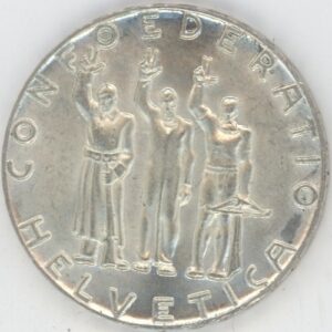 5 Francs comm. 1941 Bundesfeier (vz)