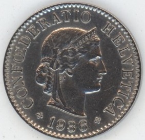 5 Centimes 1936 (ss-vz)