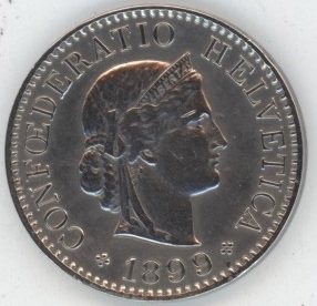 5 Centimes 1899 (vz)