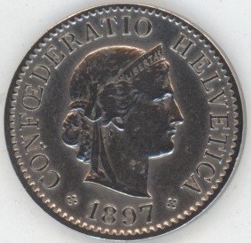 5 Centimes 1897 (ss)