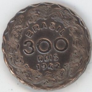 Brésil 300 Reis 1942 Getúlio Vargas (ss-vz)