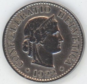5 Centimes 1922 (ss)