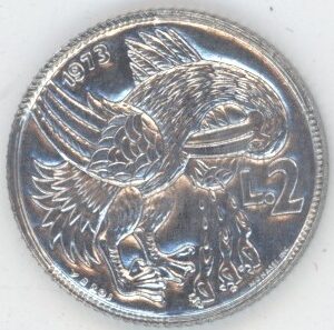 San Marino 2 Lires 1973 (unz)