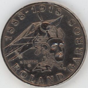 France 10 Francs 1988 Roland Garros (ss-vz)