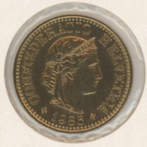 5 Centimes 1986 (vz-unz)