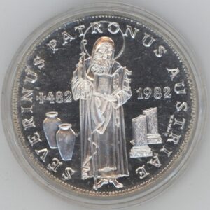 Autriche 500 Schillings 1982 Holy Severin (unz) en argent