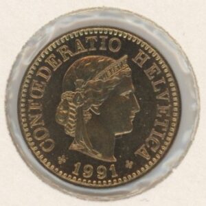 5 Centimes 1991 (vz-unz)