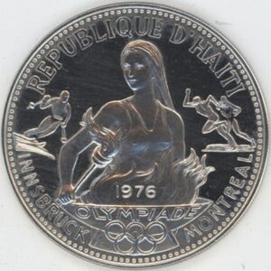 Haïti 50 Gourdes 1974 (vz-unz) en argent