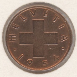 1 Centime 1954 (vz)