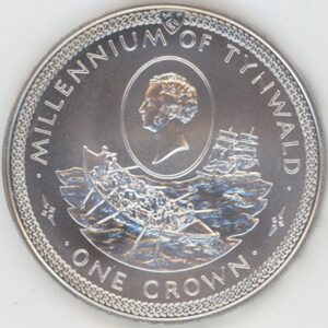 Ile de Man 1 Crown 1979 Tynwald (unz) en argent