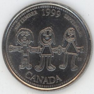 Canada 25 Cents 1999 Le Canada vu par un enfant (vz)