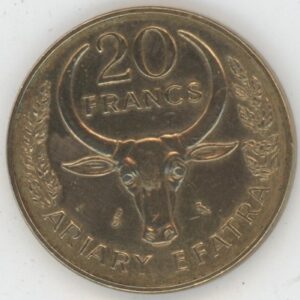 Madagascar 20 Francs 1972 (vz)