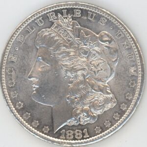 USA Morgan Dollar 1881 S (vz) en argent