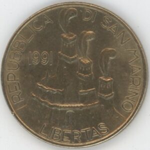 San Marino 200 Lire 1991 (vz)