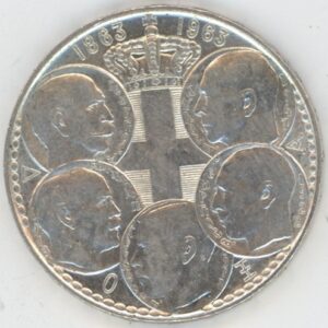 Grèce 30 Drachmai 1963 (ss-vz) en argent