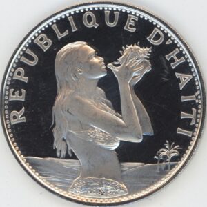 Haïti 50 Gourdes 1973 The Mermaid (-unz) en argent