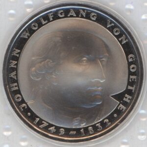 Allemagne 5 Mark 1982 D Johann Wolfgang von Goethe (unz)