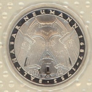 Allemagne 5 Mark 1978 F Balthasar Neumann (unz) en argent