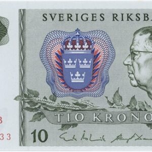 Suède 10 Kronor 1987 Neuf