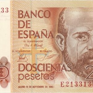 Espagne 200 Pesetas 1980 Neuf