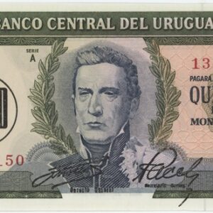 Uruguay 0,50 Nuevos Pesos 1975 sur 500 Pesos (overprinted value) Neuf