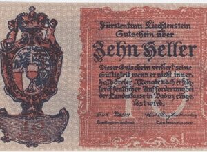 Liechtenstein 10 Heller ND (1920) Neuf